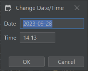 Change Date/Time screenshot