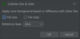 Colorize Size and Dates screenshot