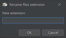 Rename extension screenshot