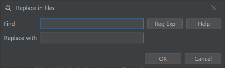 Replace in Files screenshot