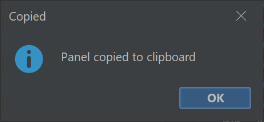 Screenshot selected panel to clipboard screenshot