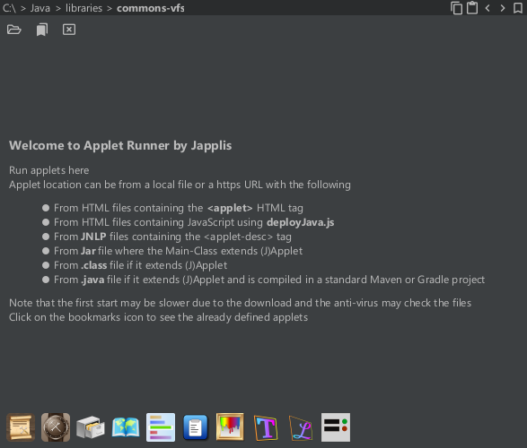 Applet Runner screenshot